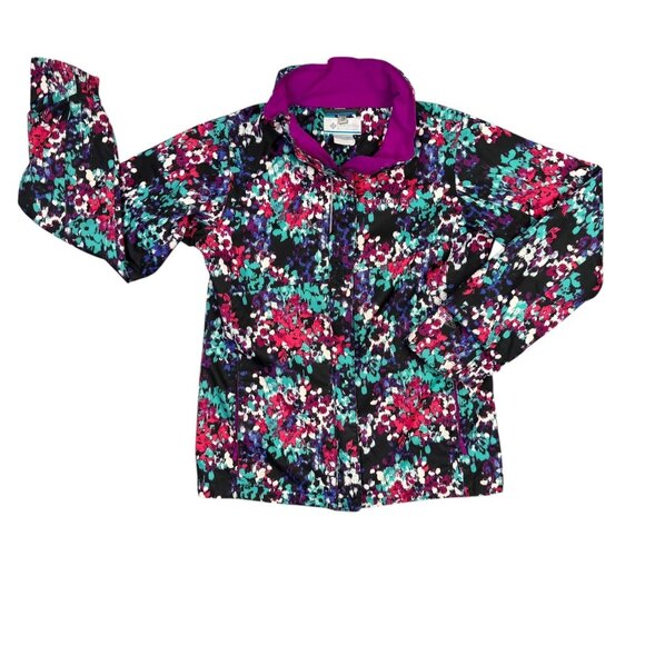 Columbia Bugaboo Interchange Jacket Girls Youth Large L Floral Ski Winter Coat - Picture 11 of 13